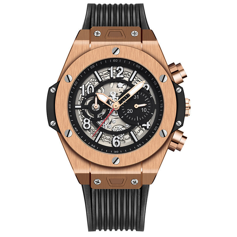 Stainless steel sport reloj hombre 5942