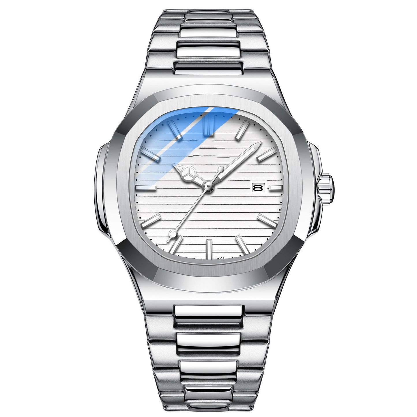 Stainless steel nautilus reloj hombre 4829