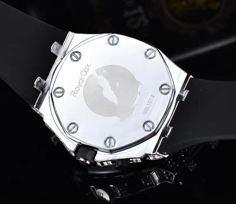 Stainless steel diamond sport reloj hombre 5827