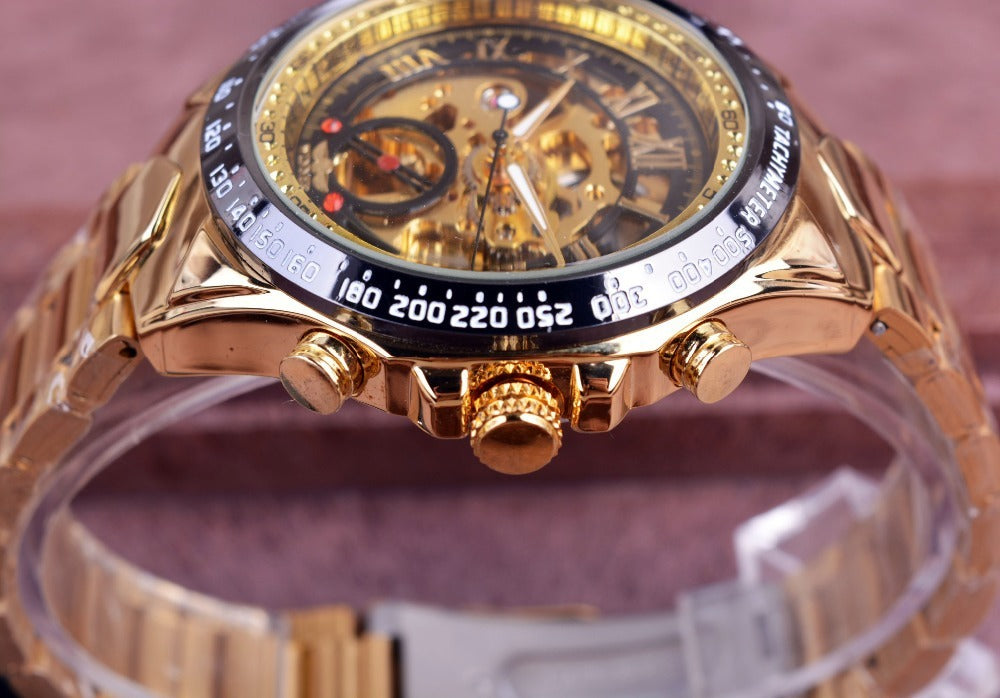 Fashion skeleton reloj hombre 7934