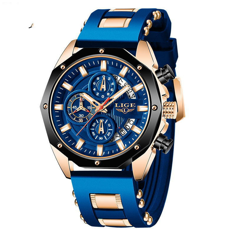 Fashion chronograph sports reloj hombre 4852