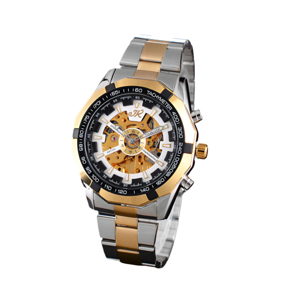 Fashion sport skeleton reloj hombre 4982