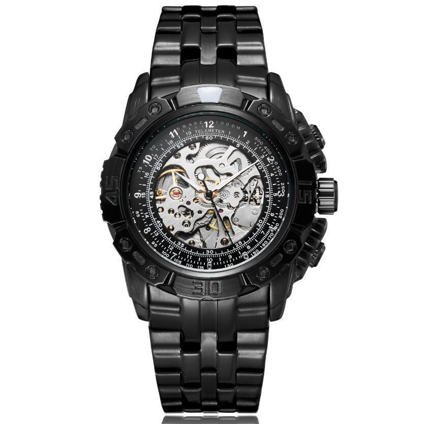 Fashion skeleton reloj hombre 3692