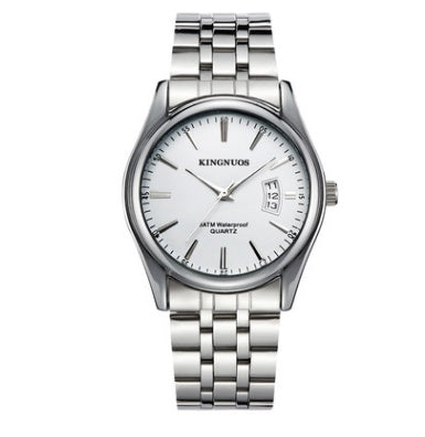Stainless steel casual reloj hombre 4893
