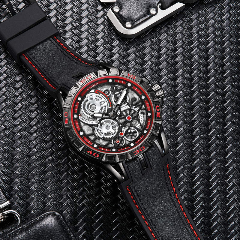 Stainless steel sport reloj hombre 2846