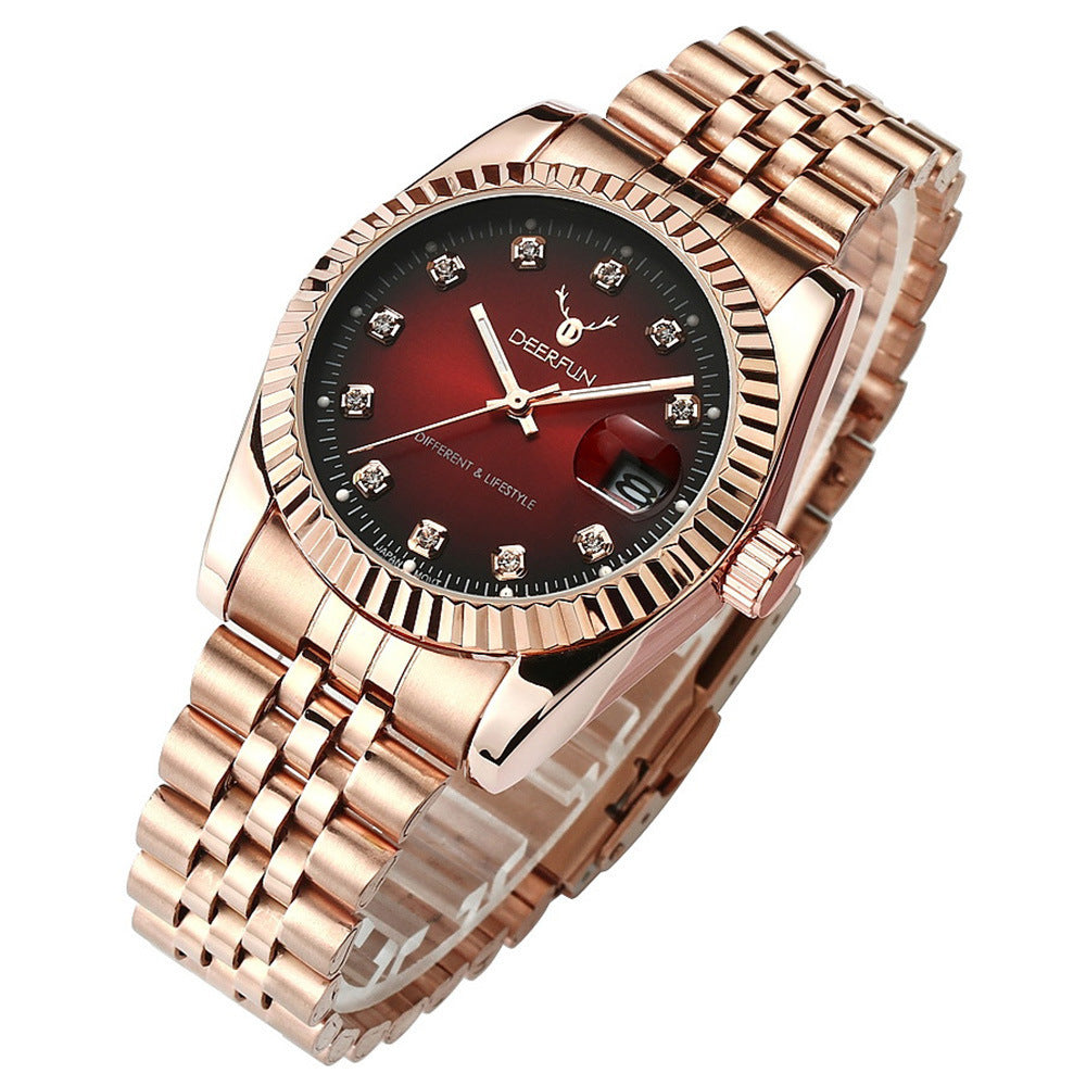 Stainless steel datejust reloj hombre 6397
