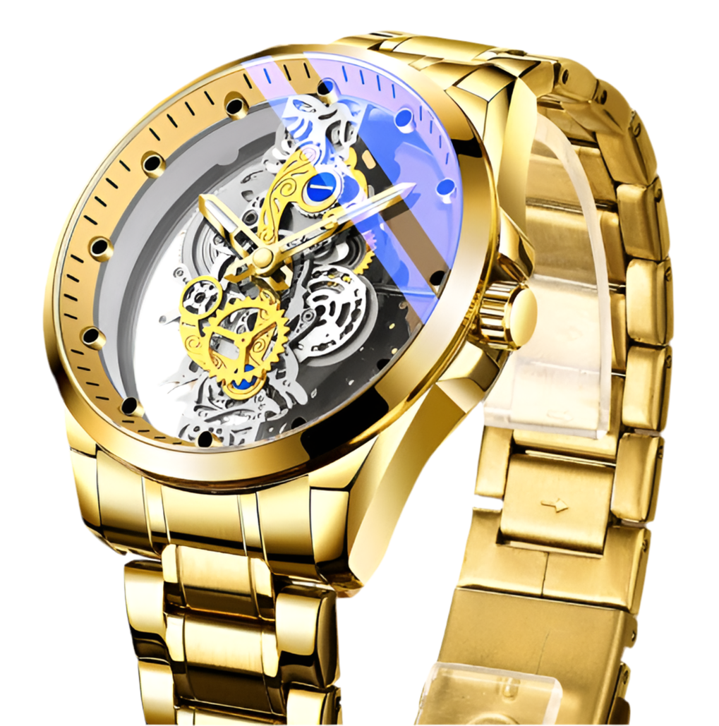Unica hollow skeleton reloj hombre 2585