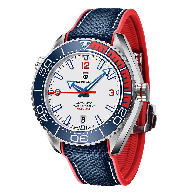 Stainless steel casual reloj hombre 7028