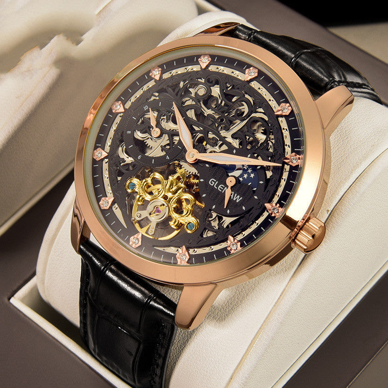 Fashion skeleton reloj hombre 8209