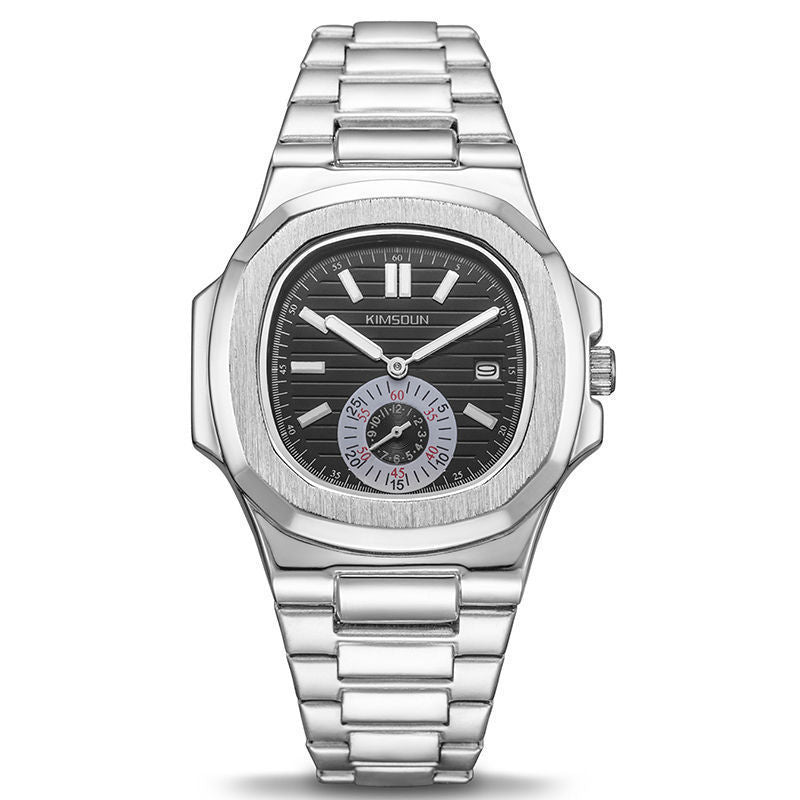 Stainless steel nautilus reloj hombre 3750