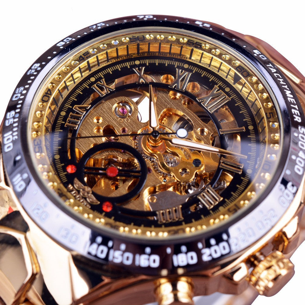 Fashion skeleton reloj hombre 7934
