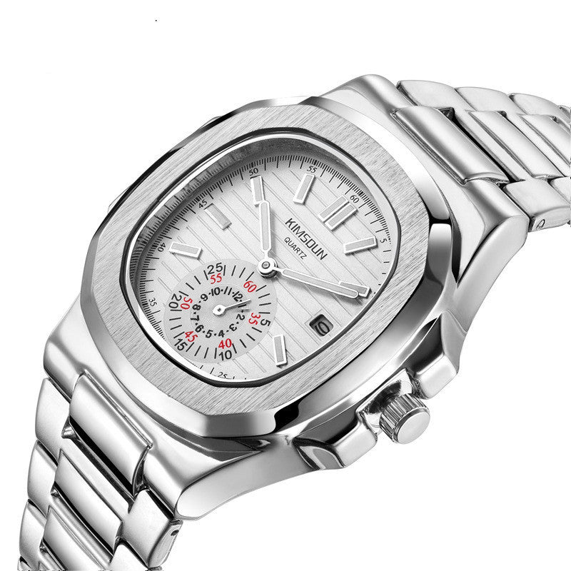 Stainless steel nautilus reloj hombre 3750