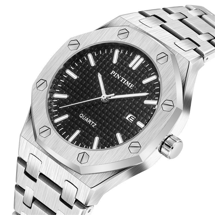 Stainless steel casual reloj hombre 3025