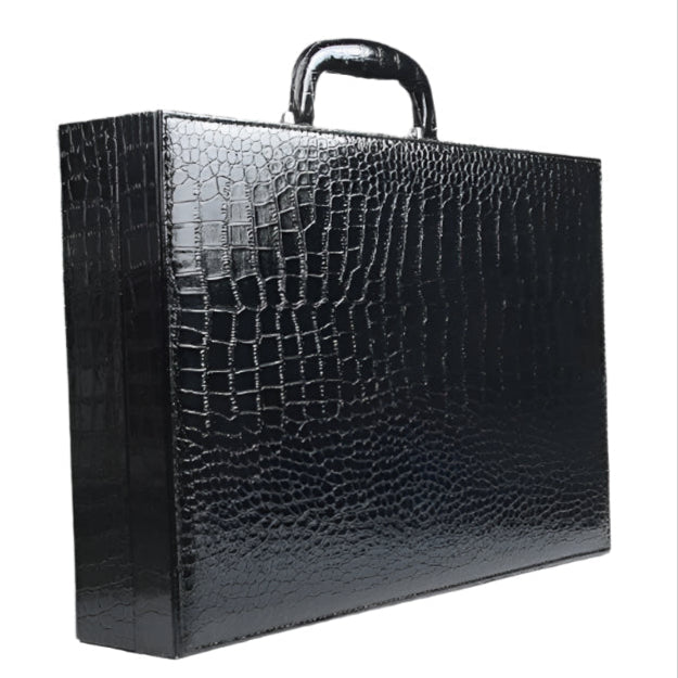 Croc watch display briefcase