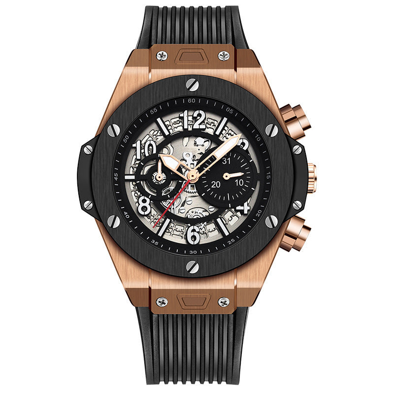 Stainless steel sport reloj hombre 5942