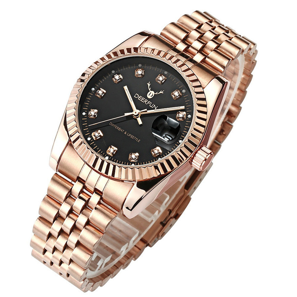 Stainless steel datejust reloj hombre 6397