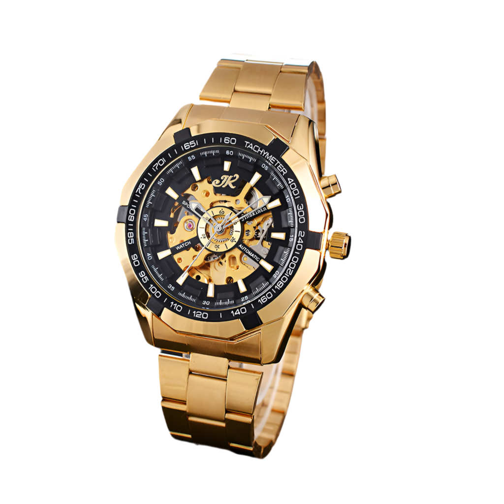 Fashion sport skeleton reloj hombre 4982