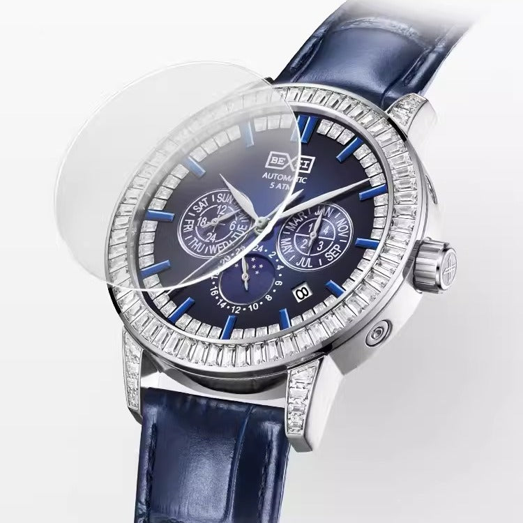 Diamond bezel sport reloj hombre 6309