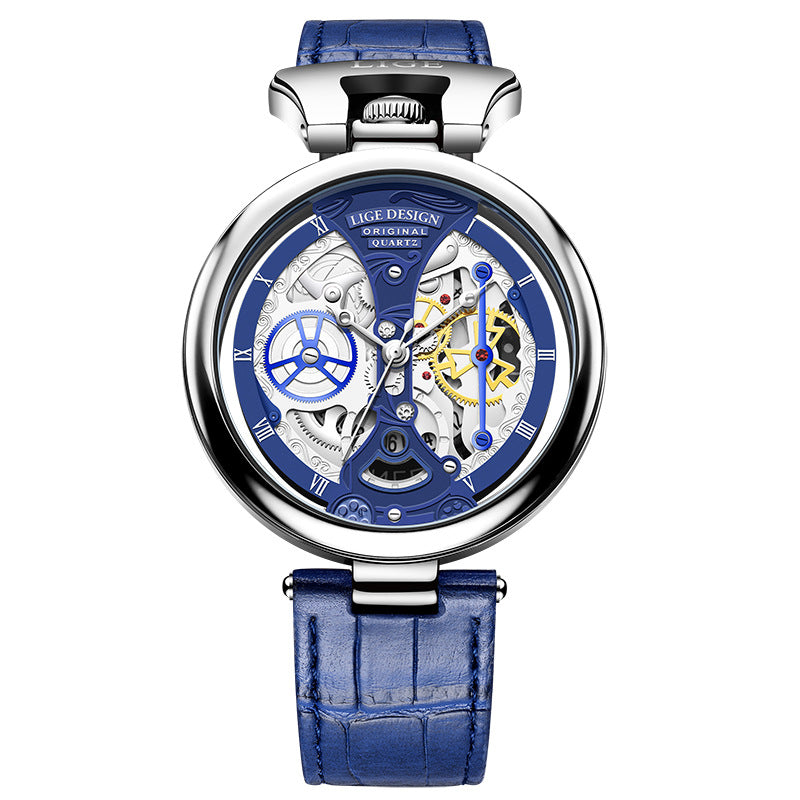 Fashion skeleton reloj hombre 7209