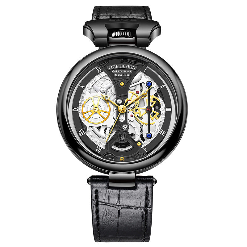 Fashion skeleton reloj hombre 7209