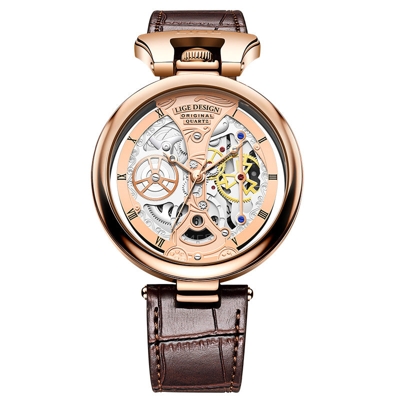Fashion skeleton reloj hombre 7209