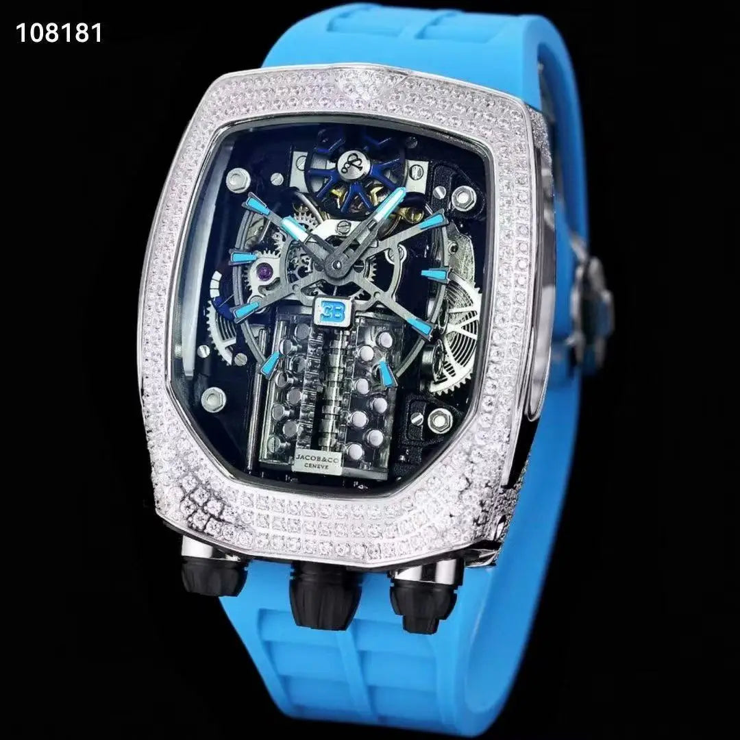 Jacob and Co Diamond Bugatti tourbillon reloj hombre 4729