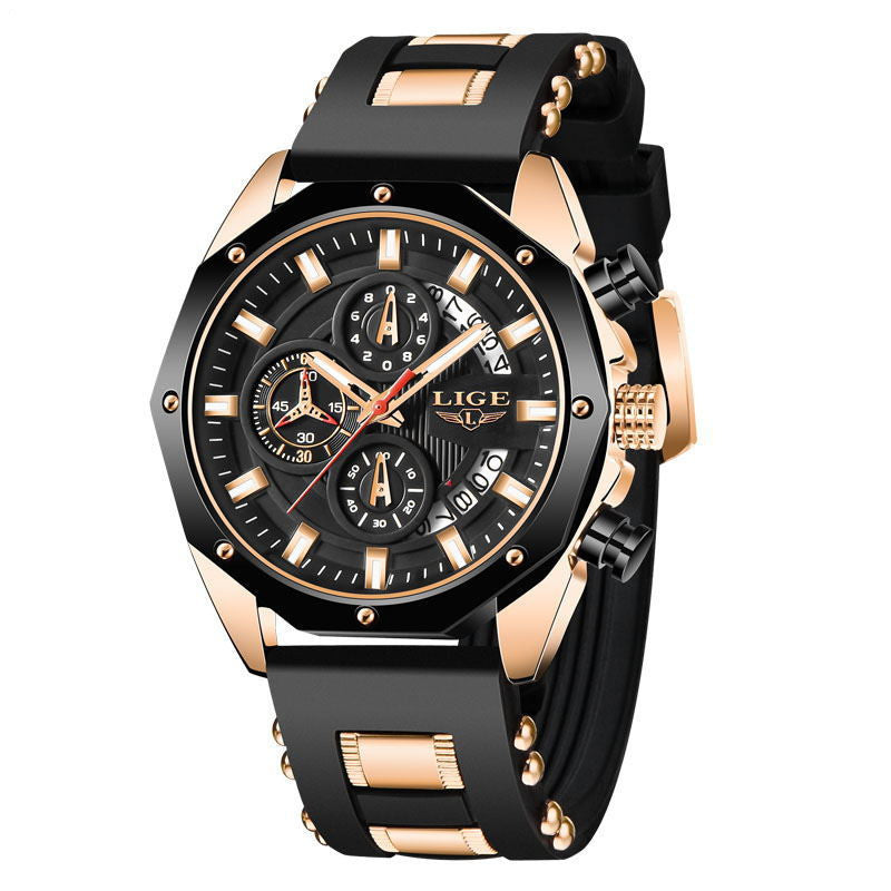 Fashion chronograph sports reloj hombre 4852