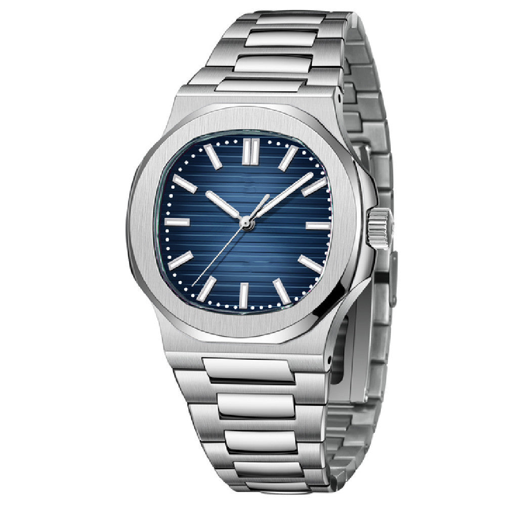 Stainless steel casual reloj hombre 3046