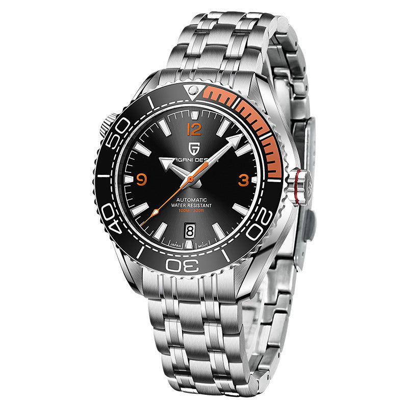 Stainless steel casual reloj hombre 7028