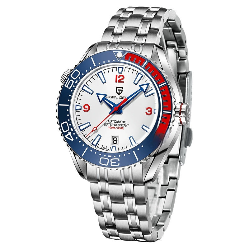 Stainless steel casual reloj hombre 7028