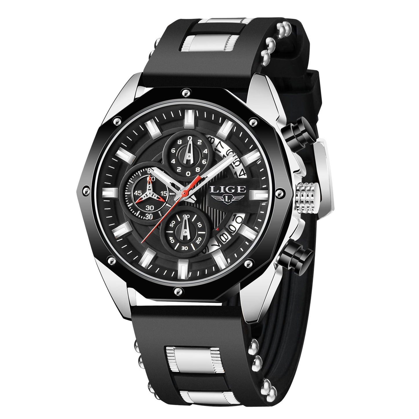 Fashion chronograph sports reloj hombre 4852
