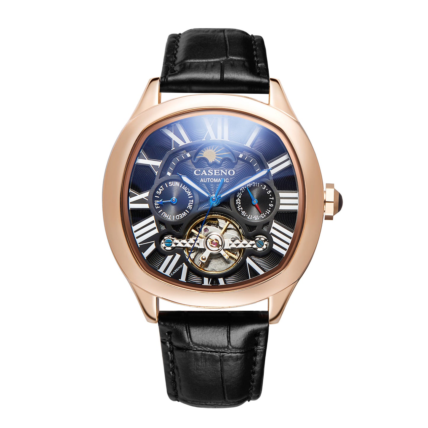 Fashion tourbillon reloj hombre 2710
