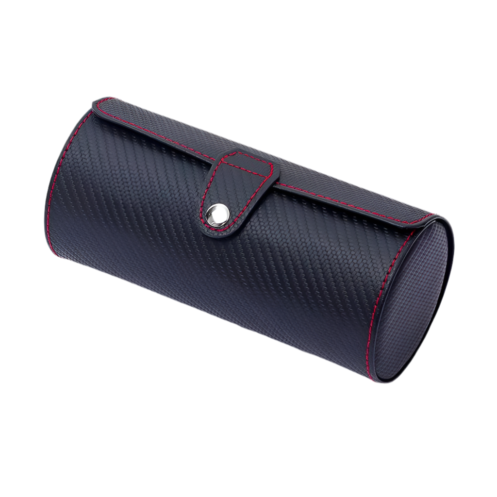 Cylinder watch travel case