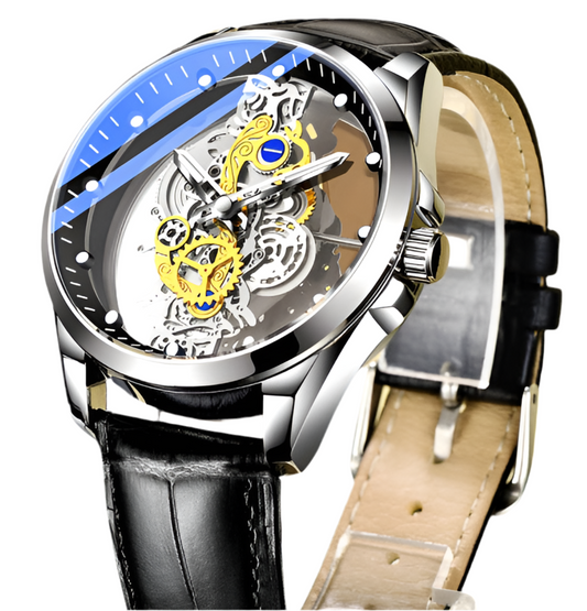 Unica hollow skeleton reloj hombre 2585