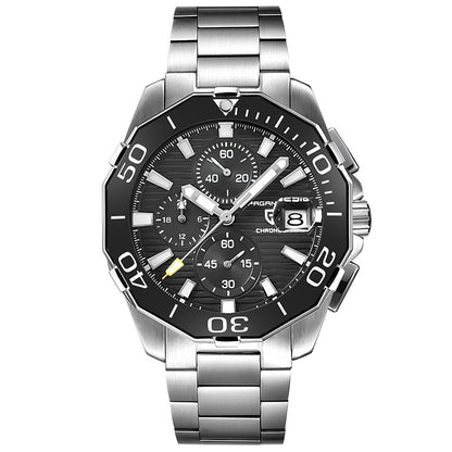 Stainless steel sport reloj hombre 3802