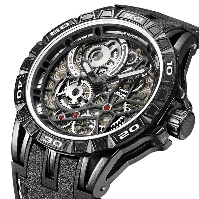 Stainless steel sport reloj hombre 2846