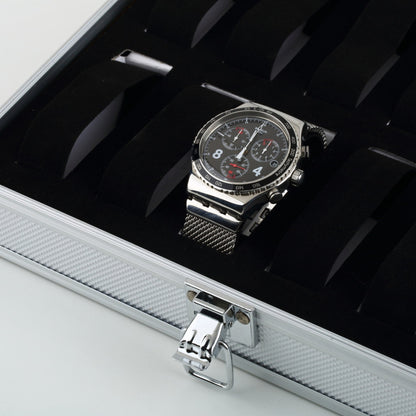 Aluminum watch display case