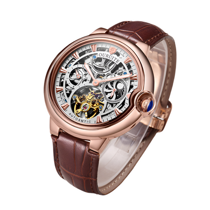 Hollow fashion skeleton reloj hombre 4089