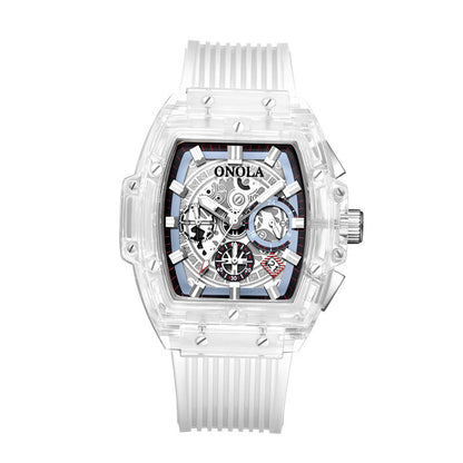 Transparent sport reloj hombre 7829