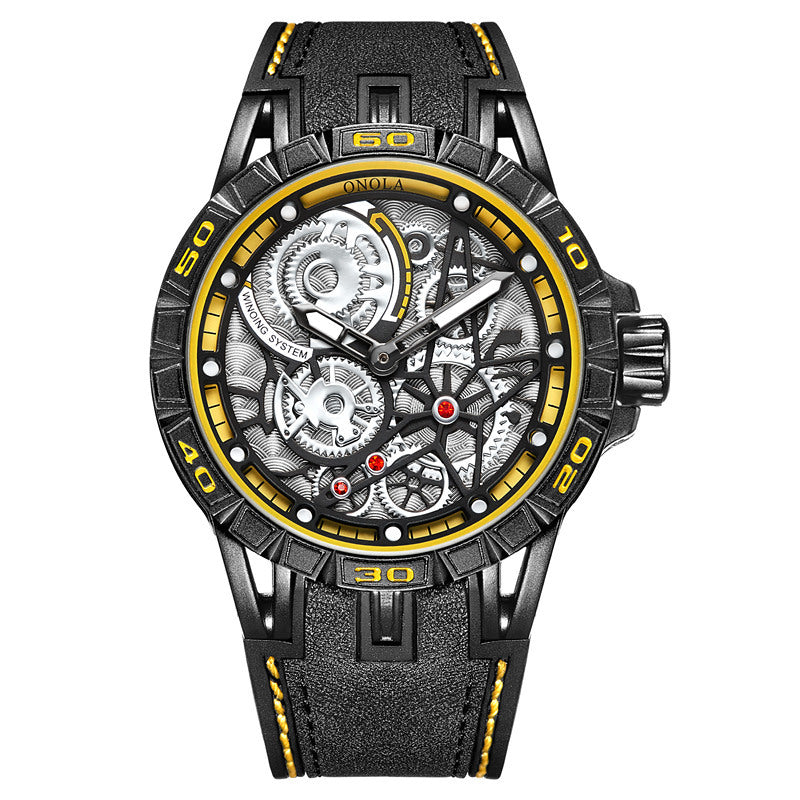 Stainless steel sport reloj hombre 2846