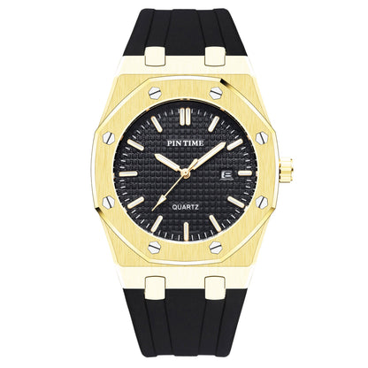 Stainless steel casual reloj hombre 2837