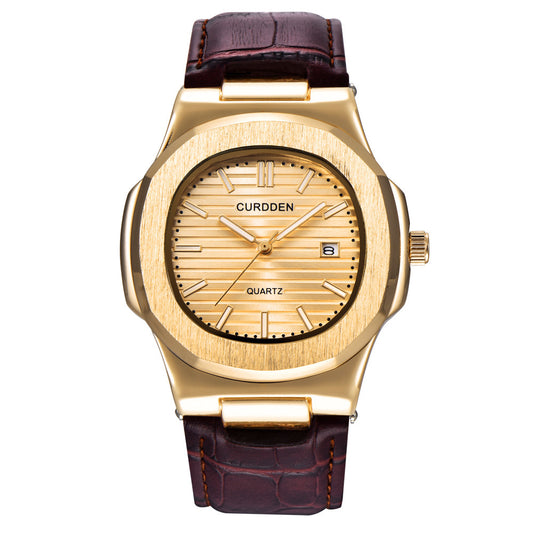 Stainless steel fashion reloj hombre 3988