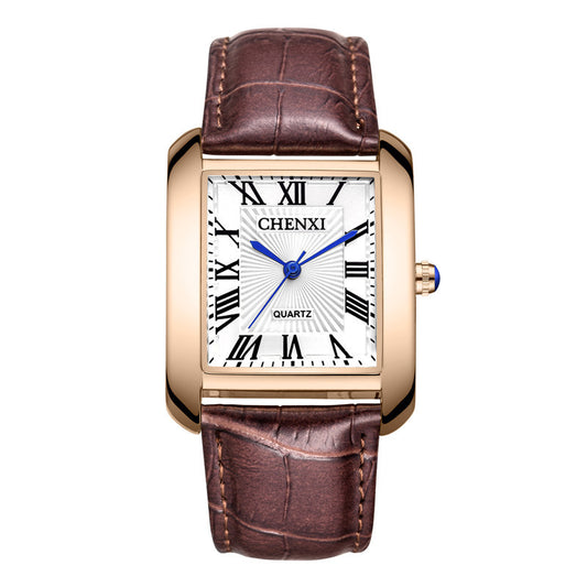 Stainless steel oblong reloj hombre 4720
