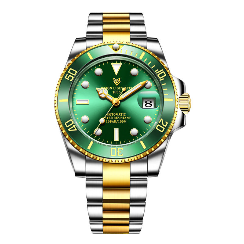 Stainless steel divers reloj hombre 5937