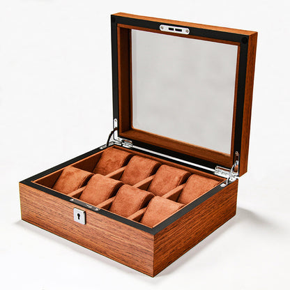 Wooden watch display case