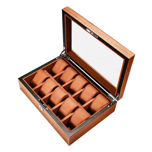 Wooden watch display case