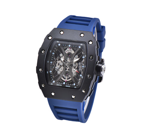 Stainless steel RM skeleton reloj hombre 2793