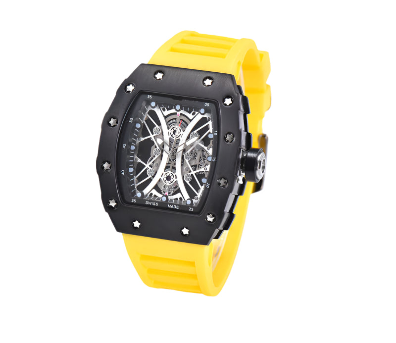 Stainless steel RM skeleton reloj hombre 2793