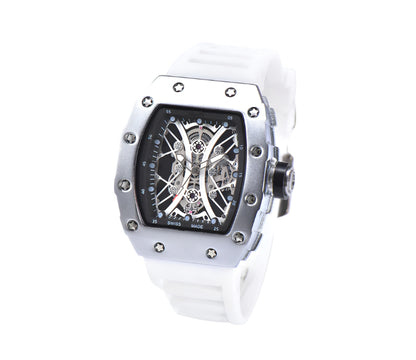 Stainless steel RM skeleton reloj hombre 2793