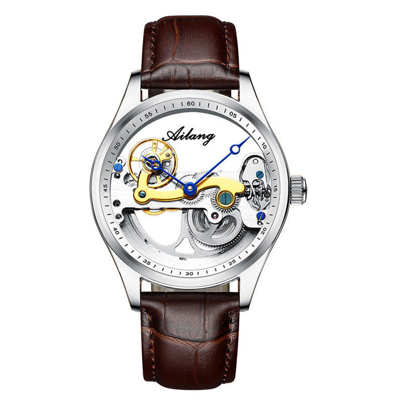 Unica fashion skeleton reloj hombre 4973